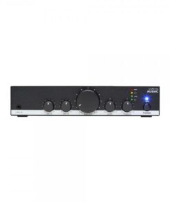 Amplificatore public address 40 watt - 70/100 volt e 4 ohm. 1 ingresso line + 1 ingresso mic/line
