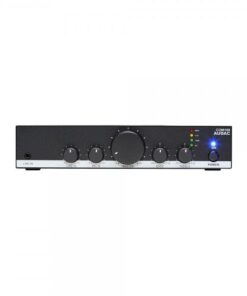 Amplificatore public address 80 watt - 70/100 volt e 4 ohm. 1 ingresso line + 1 ingresso mic/line
