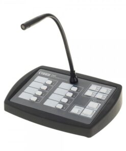 Base microfonica Paging, digitale e analogica, 8 zone, Zone Grouping e Remote Triggers