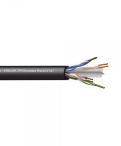 Cavo CAT6 - U/UTP - solid 0.25mm² 23AWG - EN50399 CPR Euroclass Dca - s2,d1,a1 - CONTRACTOR