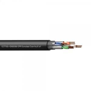 Cavo CAT7 - S/FTP - solid 0.25mm² 23AWG - EN50399 CPR Euroclass Cca - s1a,d1,a1 - CONTRACTOR