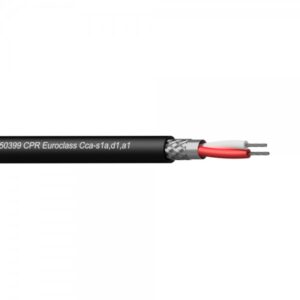 Cavo DMX/AES - 2 x 0.34 mm² - 22 AWG - EN50399 CPR Euroclass Cca - s1a,d1,a1 - CONTRACTOR