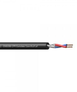 Cavo microfonico - 2x0.34mm² 22 AWG FLEX - EN50399 CPR Euroclass Cca - s1b,d0,a1 - CONTRACTOR