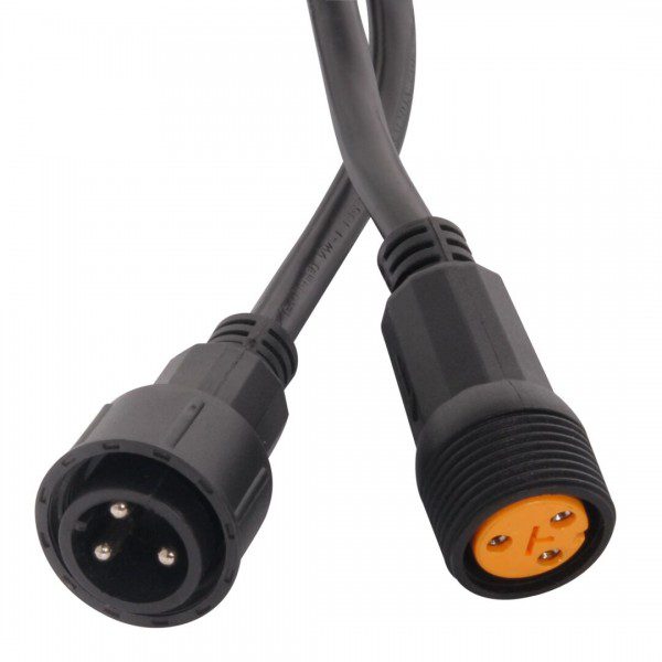 Cavo prolunga di alimentazione AWG14, connettore MV-FV 3 pin, IP66, 16.5 piedi (5.01 metri)