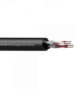 Cavo segnale - 2x0.22mm² 22 AWG FLEX - EN50399 CPR Euroclass Cca - s1b,d0,a1 - CONTRACTOR
