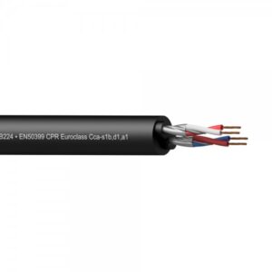 Cavo segnale - 2x0.22mm² 22 AWG FLEX - EN50399 CPR Euroclass Cca - s1b,d0,a1 - CONTRACTOR