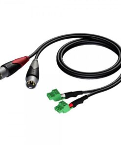 Cavo segnale bilanciato 2 x XLR maschio - 2 x Terminal Block - CLASSIC