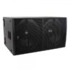 Diffusore sub bass compatto alta potenza, 2x18 reflex