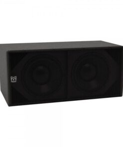 Diffusore sub bass ultra compatto, 2x12 reflex, versione con punti di appendimento.