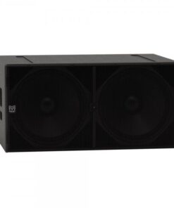 Diffusore sub woofer 2x18, 143 dB max SPL, amplificato, DANTE network.