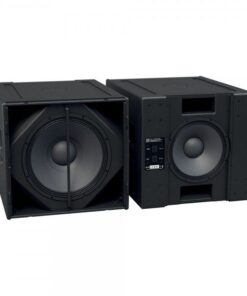 Diffusore sub woofer dispersione cardioide, 1x18 + 1x14 doppio canale.
