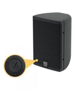 Diffusore ultra compatto full range, 1x5 coassiale dispersione differenziale, IP54, staffa inclusa