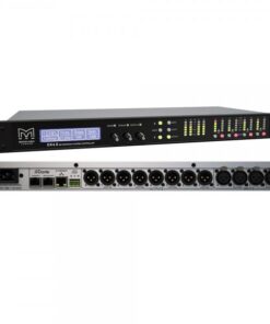 Digital loudspeaker management system, 4 input e 8 output, 96kHz DSP.