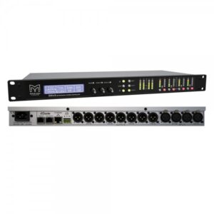 Digital loudspeaker management system, 4 input e 8 output, 96kHz DSP.