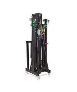 Elevatore frontale telescopico in alluminio, altezza massima 6.65 mt, capacità sollevamento 270 kg