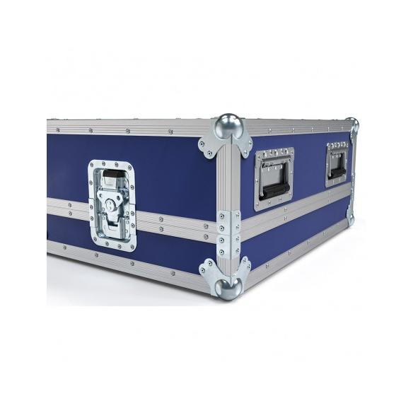 Flight case per console MagicQ Stadium Wing - Colore blu - senza ruote