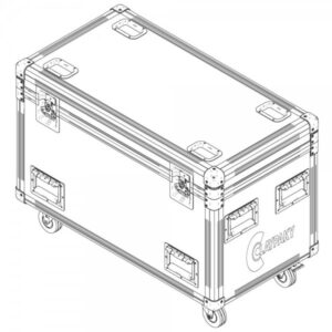 Flightcase (2 foam shell inclusi) per due 2 Axcor Spot 300