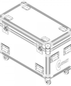 Flightcase (2 foam shell inclusi) per due Axcor Profile 600
