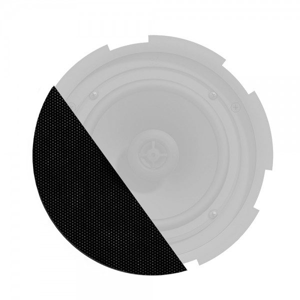 Griglia frontale per CIRA8, colore nero (RAL9005), trattamento per esterno - ordine minimo 4 pezzi