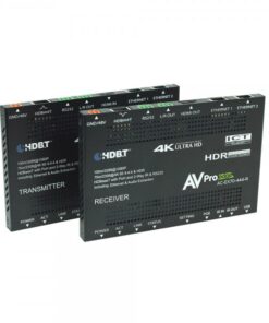 HDBaseT (CAT6) Extender Kit. ICT 18Gbps, 70 mt 4K (100 mt HD) Slim Extender con I-Pass