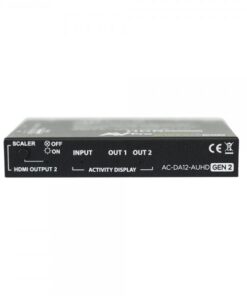 HDMI 1x2 18 GBPS Splitter con HDR & EDID Management, Audio De-embedding, downscaling