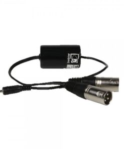 Isolatore loop di massa, 2 x JACK maschio - 2 XLR maschio