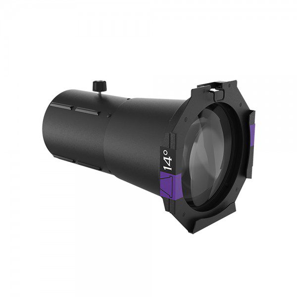 Lente ellissoidale HD per faro Ovation, angolo 14°, include frame porta filtro