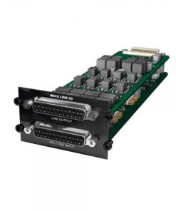 MIC8-LINE.IO - Modulo 8 canali IN/OUT mic/line, livello linea +15/+18/+24 dBu selezionabile