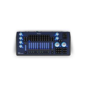 MagicQ Compact Connect, console luci 2 uscite DMX 512, 64 universi ArtNet e sACN, 10 faders