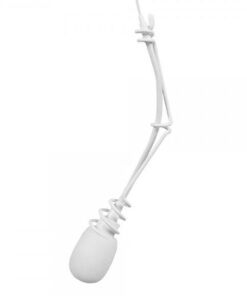Microfono a condensatore versione hanging, cardioide (unidirezionale), mini xlr 4 pin, colore bianco