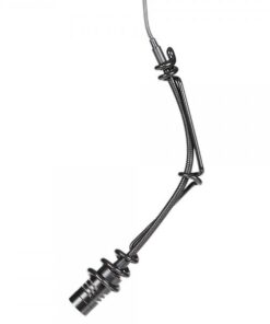 Microfono a condensatore versione hanging, cardioide (unidirezionale), mini xlr 4 pin, colore nero