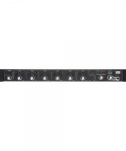 Mixer 7 canali con EQ e Gain, 1 uscita bilanciata, 5 ingressi Mic/Line, 1 ingresso Mic con Talk Over