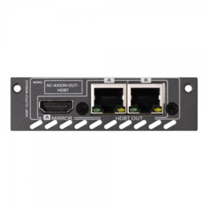 Output HDBT Card scheda per frame AC-AXION-X, 2 uscite HDBaseT - 18Gbps 4K60 4:4:4 (ICT Support)