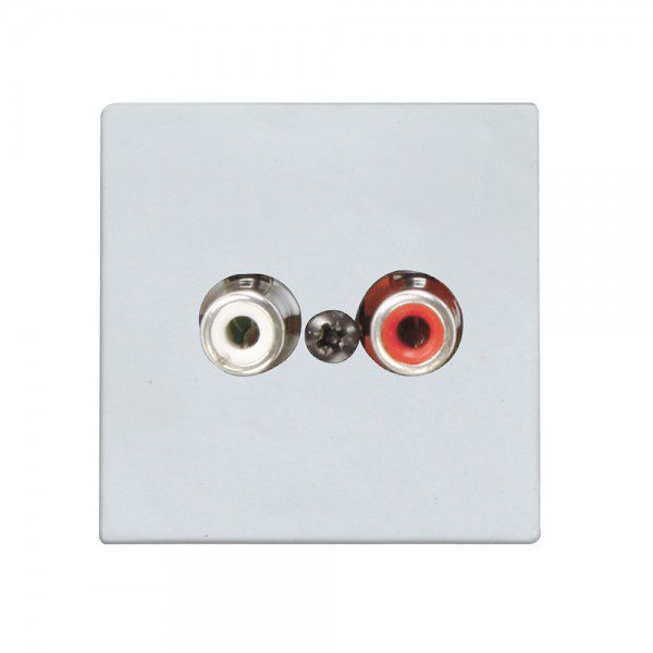 Pannello da incasso RCA, 45x45 mm per APG20, MTX e RM523, colore bianco