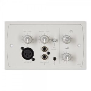 Pannello remoto di controllo 1 ingresso micro + 1 linea, per Z4/Z8MK3, 46-120 e 46-50, bianco