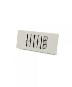 Player di sequenze DMX a pannello con 5 fader (5 memorie), master up/down fade