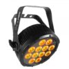 Proiettore 12 LED (hex-color RGBAW+UV) 10W, (2.3 A), angolo beam 20°, controllo in DMX/RDM, IP65