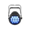 Proiettore 14 LED (quad-color RGBW) 15 W, (985 mA), zoom 11°-43°, controllato in DMX, IP65
