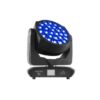 Proiettore a testa mobile Wash, 27 LED (quad-color RGBW) 40W, zoom lineare motorizzato 7°-45°