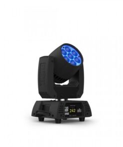Proiettore a testa mobile Wash, sorgente luminosa composta da 7 LED (quad-color RGBW) 25W