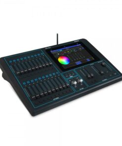 QuickQ 10, console luci un universo, 1 uscita DMX. PSU esterno, Wi-Fi antenna, touch screen 9.7”