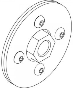 SLR Polemount Base for Sub - Adattatore per polemont P115 per connessione al sistema SLR