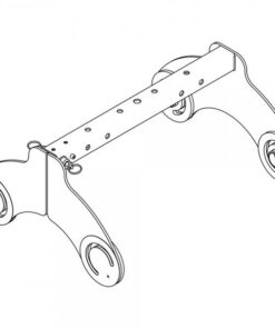 SLR Quick Lock Butterfly Bracket V8 - Staffa ad U per appendimento in orizzontale di due P8