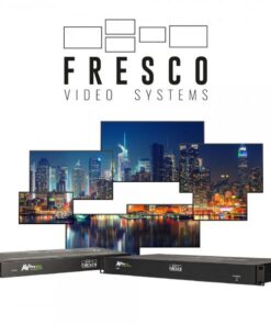 Software per Fresco 4 e 9 consente di realizzare video walls personalizzati di qualsiasi dimensione