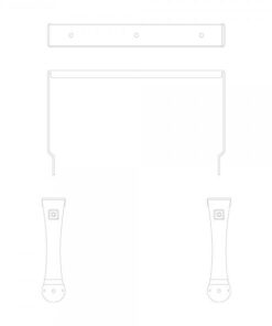 Speaker Bracket - staffa per il montaggio a parete in verticale del diffusore QuadraS HP
