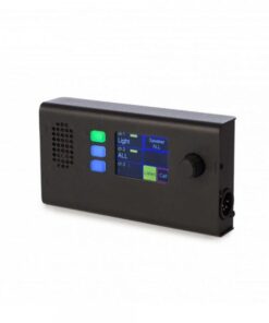 Stazione intercom fissa a parete cue light, 32 canali, con presa cuffia, altoparlante e display