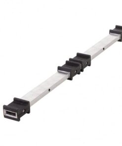 Supporto porta truss realizzato in alluminio con tacchette in gomma, truss 40