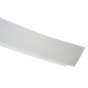 Velcro adesivo (hook) per fissaggio veloce, lunghezza 25 metri, altezza 2 centimetri, grigio