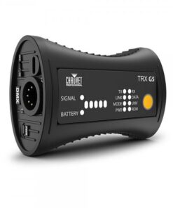 Wireless DMX/RDM Tranceiver, alimentato via USB o batterie AAA. Completo di USB power adaptor