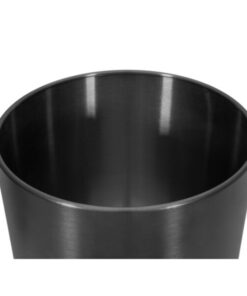 EUROPALMS STEELECHT-35 Nova, stainless steel pot, anthracite, Ø35cm